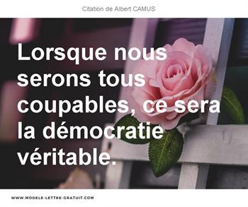 Citations Albert CAMUS