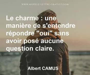 Citation de Albert CAMUS