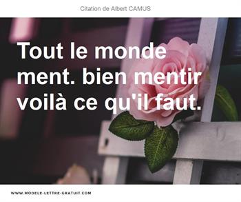 Citations Albert CAMUS