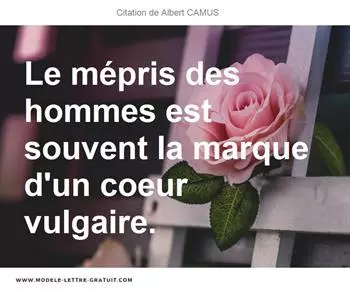 Citations Albert CAMUS