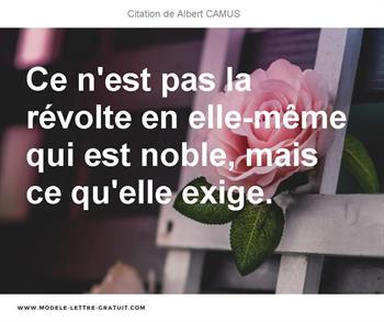Citations Albert CAMUS