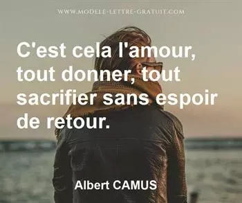 Citation de Albert CAMUS