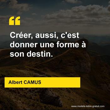 Citation de Albert CAMUS