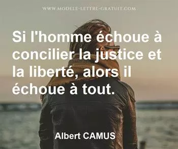 Citation de Albert CAMUS
