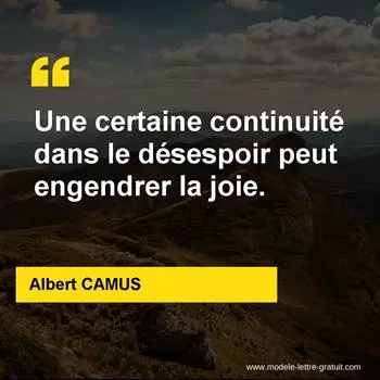 Citation Albert CAMUS