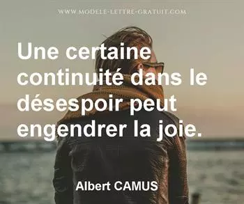 Citation de Albert CAMUS