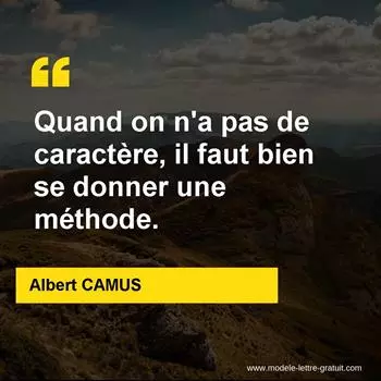 Citation Albert CAMUS