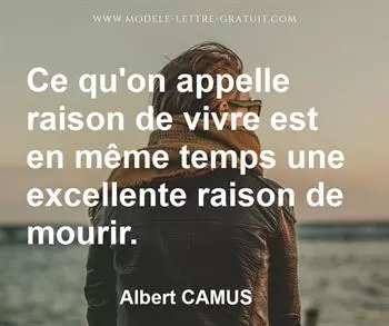 Citation de Albert CAMUS