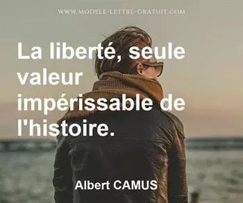 Citation de Albert CAMUS