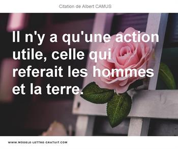 Citations Albert CAMUS