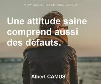 Citation de Albert CAMUS