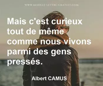 Citation de Albert CAMUS