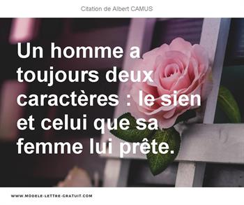 Citations Albert CAMUS
