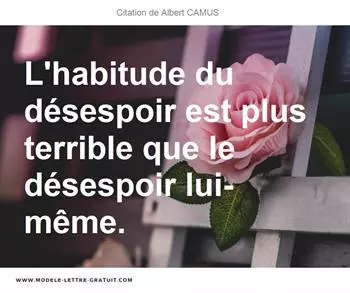 Citations Albert CAMUS