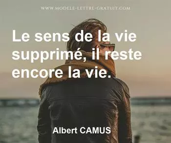 Citation de Albert CAMUS