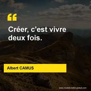 Citation Albert CAMUS