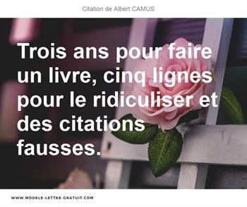 Citations Albert CAMUS