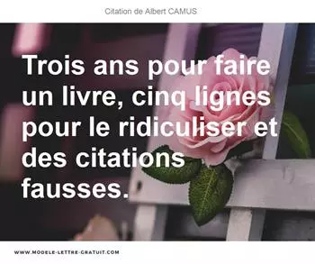 Citations Albert CAMUS