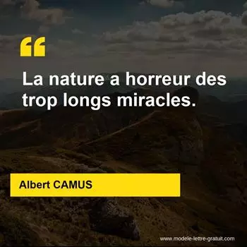 Citation Albert CAMUS