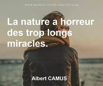 Citation de Albert CAMUS