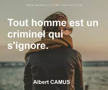Citation de Albert CAMUS