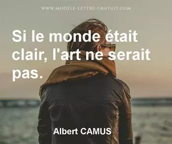 Citation de Albert CAMUS