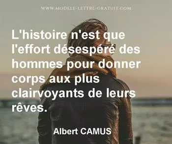 Citation de Albert CAMUS