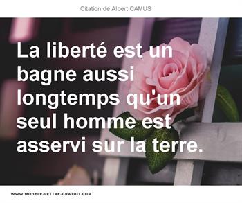 Citations Albert CAMUS