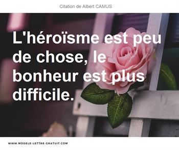 Citations Albert CAMUS