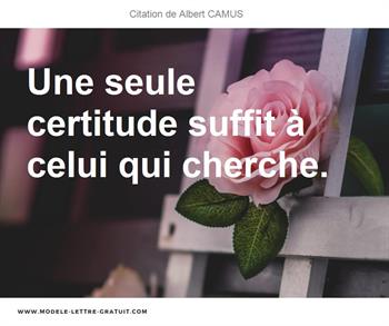 Citations Albert CAMUS