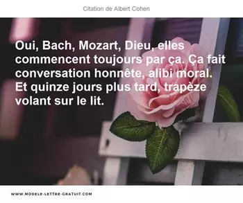 Citations Albert Cohen