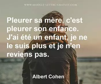 Citation de Albert Cohen