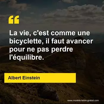 Citation Albert Einstein