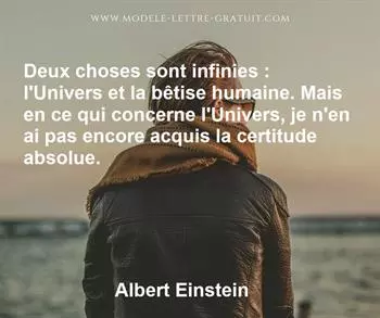 Citation de Albert Einstein