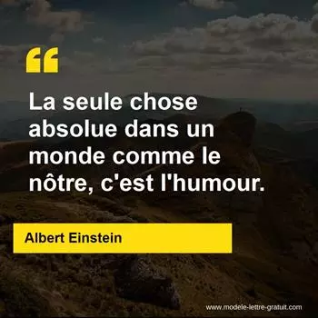 Citation Albert Einstein