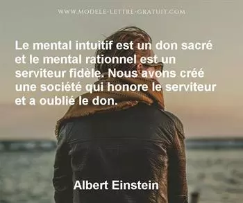 Citation de Albert Einstein
