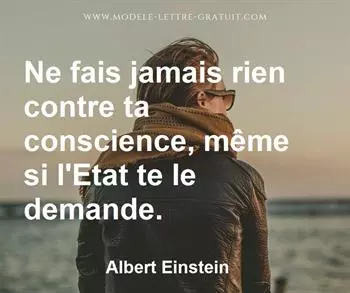 Citation de Albert Einstein