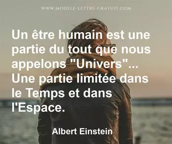 Citation de Albert Einstein