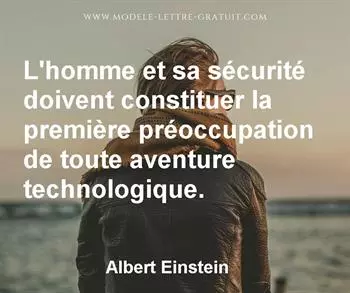 Citation de Albert Einstein