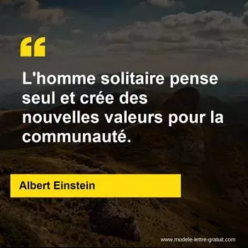 Citation Albert Einstein