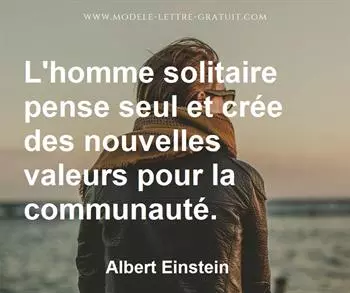 Citation de Albert Einstein