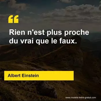Citation Albert Einstein