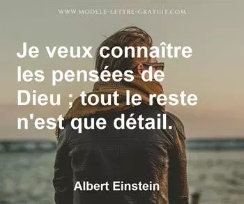 Citation de Albert Einstein