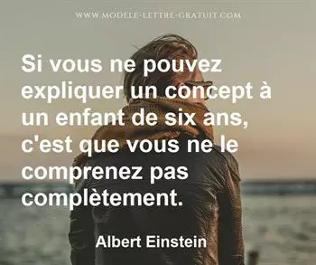 Citation de Albert Einstein