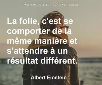 Citation de Albert Einstein