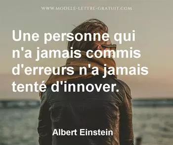 Citation de Albert Einstein