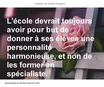 Citations Albert Einstein