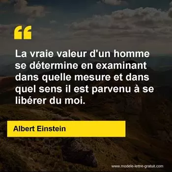 Citation Albert Einstein