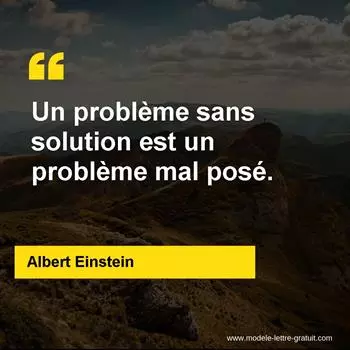 Citation Albert Einstein