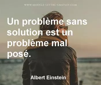 Citation de Albert Einstein
